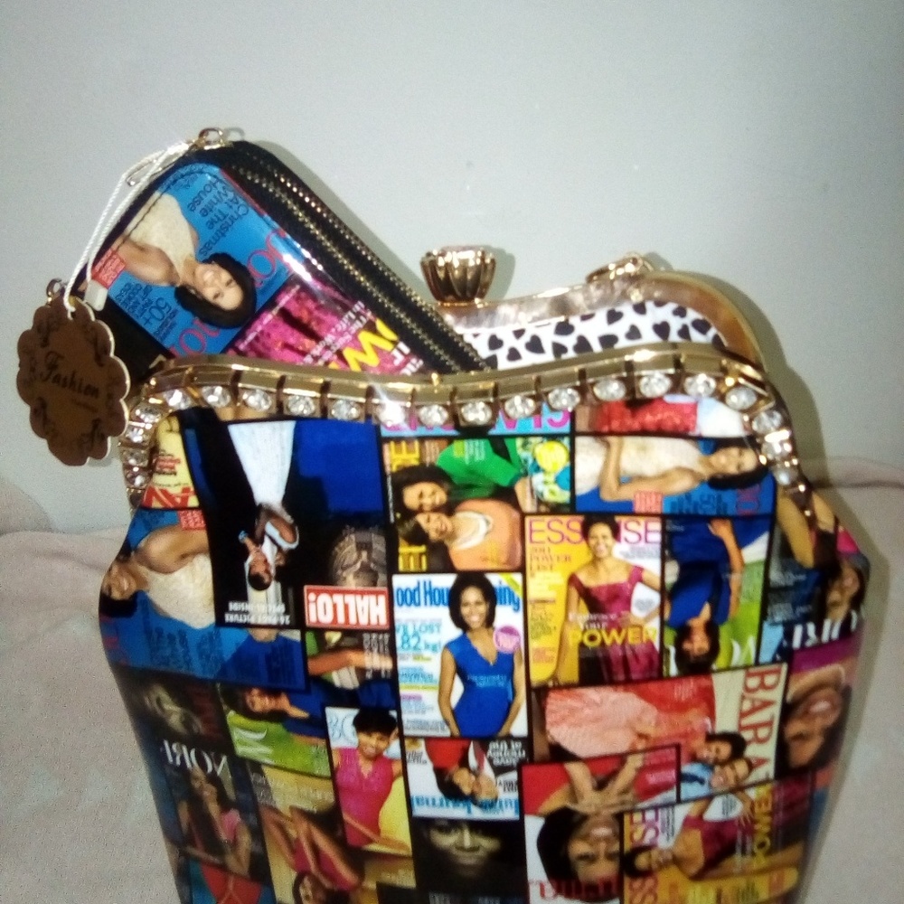NWT* Beautiful Michelle Obama handbag set